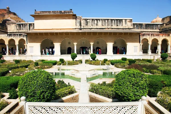 Detalle arquitectónico de Amber Fort en Jaipur, Rajastán, India —  Fotos de Stock