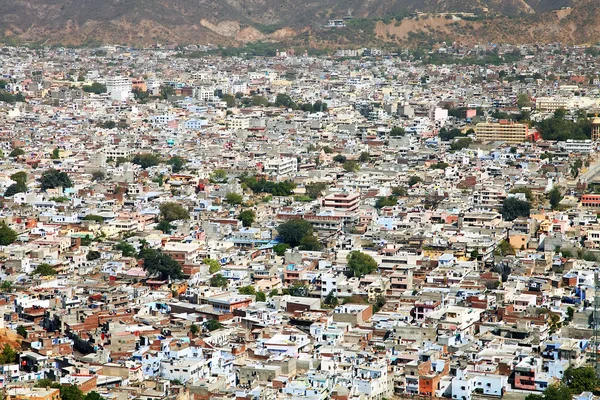 斋浦尔，拉贾斯坦邦，印度的鸟瞰图 — 图库照片