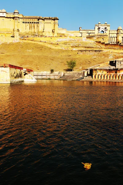 Âmbar forte em jaipur, rajasthan, Índia — Fotografia de Stock