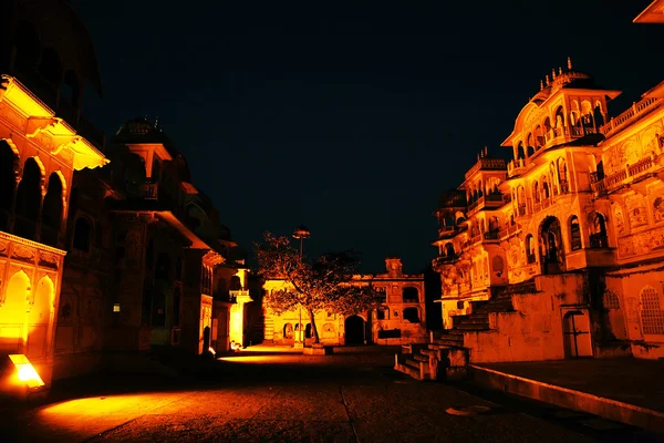 Małpa galwar świątyni bagh w jaipur, india — Zdjęcie stockowe