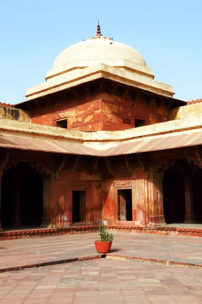 Фатехпур-Сари, Индия, построен великим императором Мугалом, Акбаром, начиная с 1570 года — стоковое фото