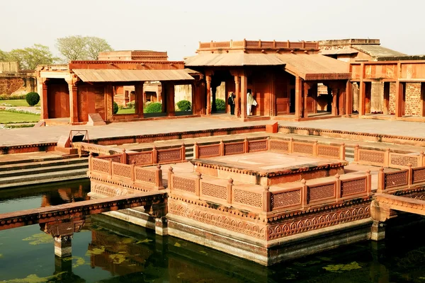 Fatehpur Sikri, Índia, construído pelo grande imperador mogol, Akbar a partir de 1570 — Fotografia de Stock