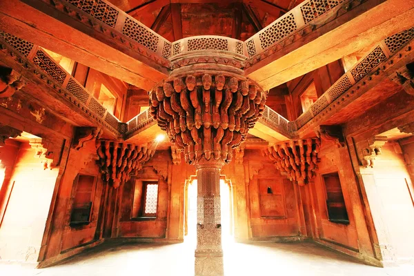 Fatehpur sikri, Indien, byggd av stora mughal kejsaren akbar början i 1570 — Stockfoto