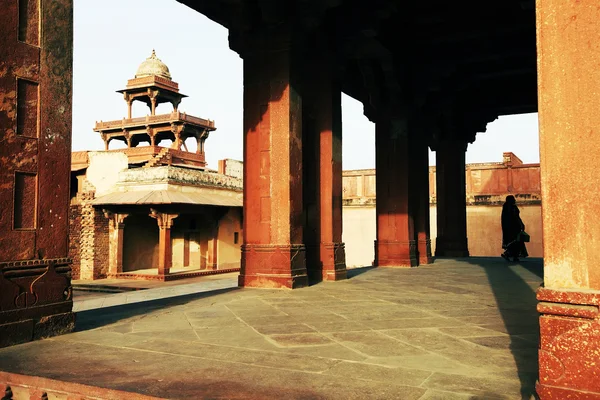 Fatehpur sikri, Indien, erbaut vom großen Mogulkaiser, akbar ab 1570 — Stockfoto