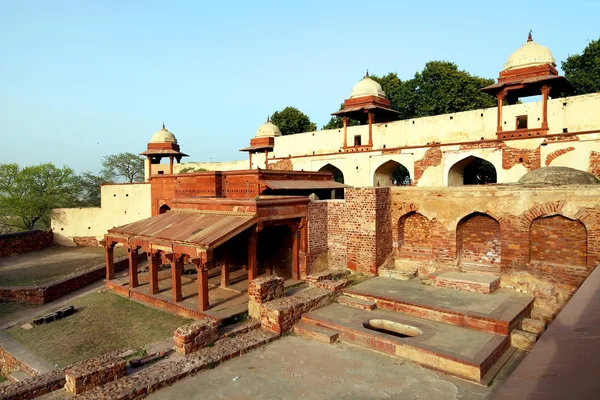 Фатехпур-Сари, Индия, построен великим императором Мугалом, Акбаром, начиная с 1570 года — стоковое фото