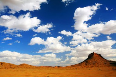 desert - akakus (acacus) Dağları, sahara, libya kamp