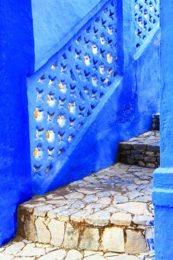 mimari detay: chefchaouen, morocco, Afrika