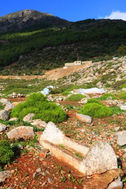 Atlas Dağları manzara, Fas, Afrika