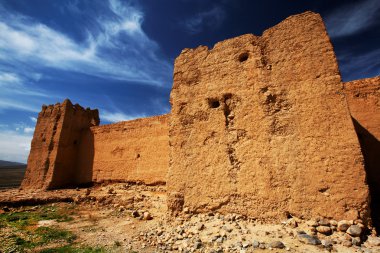 Fas kasbah orta atlas Dağları, Fas, Afrika