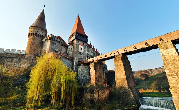 Huneazi castle, transsilvanien, rumänien — Stockfoto