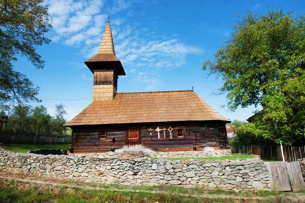 Grosii Noi igreja de madeira, Arad, Roménia — Fotografia de Stock