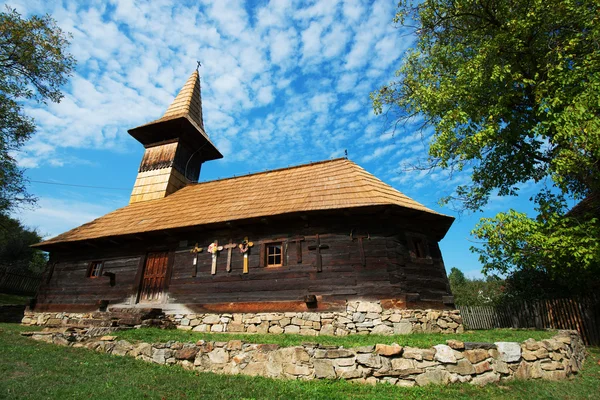 Grosii Noi chiesa in legno, Arad, Romania — Foto Stock