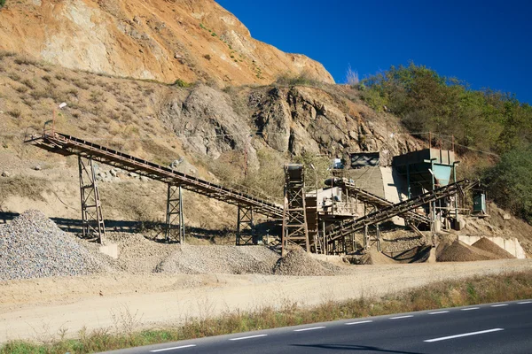 Stenbrottet arbete — Stockfoto