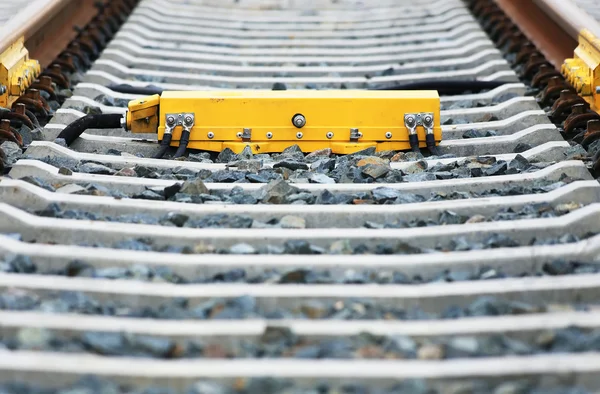 Современные железнодорожные технологии — стоковое фото