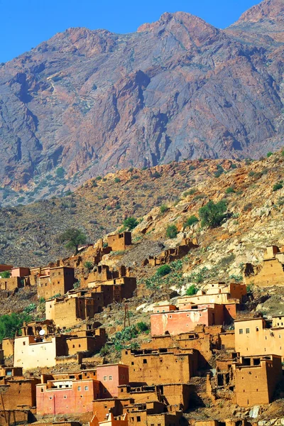 Marockanska by i antiatlas berg, Afrika — Stockfoto