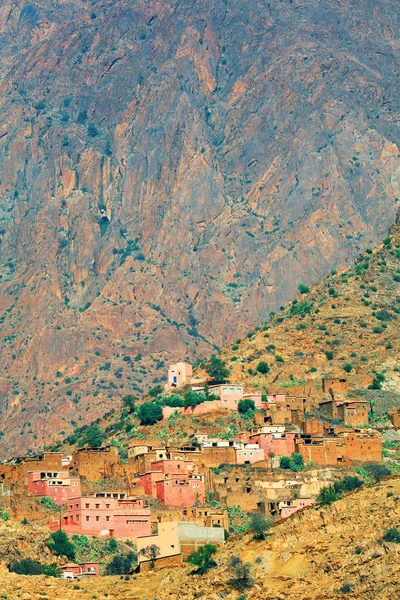 Marokański wieś w antiatlas górach, Afryka — Zdjęcie stockowe