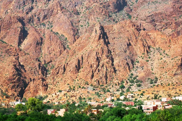 Μαροκινή χωριό στα antiatlas βουνά, Αφρική — Φωτογραφία Αρχείου