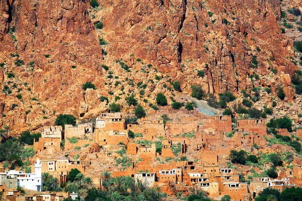 Vila marroquina em Antiatlas Mountains, África — Fotografia de Stock