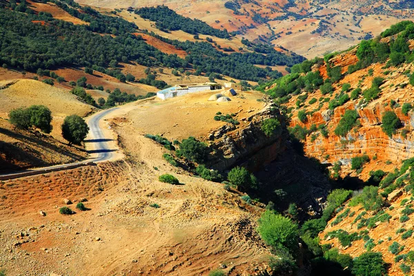 Paysage des montagnes de l'Atlas, Maroc, Afrique — Photo