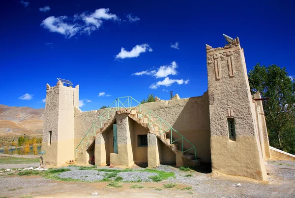 Marocké vesnice v horách antiatlas, Afrika — Stock fotografie