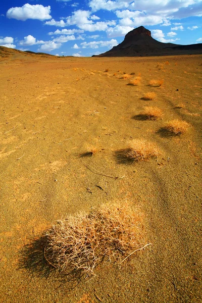 Camping in the Desert - Akakus (Acacus) Mountains, Sahara, Libya — Stock Photo, Image