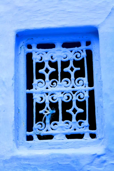 Architectural detail in Chefchaouen, Morocco — Stock Photo, Image
