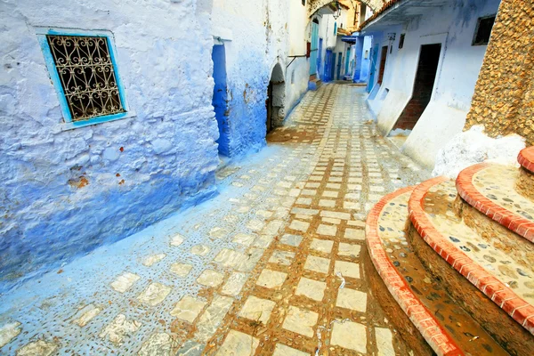 Detalhe arquitetônico em Chefchaouen, Marrocos — Fotografia de Stock