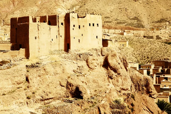 Kasbah i dades valley, Marocko, Afrika — Stockfoto