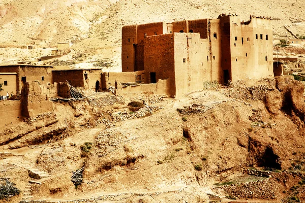 Kasbah i dades valley, Marocko, Afrika — Stockfoto