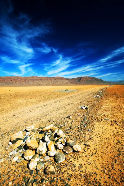 Paisaje del desierto, Medio Atlas Montañas, Marruecos, África —  Fotos de Stock