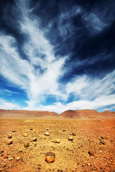 砂漠の風景、中東アトラス山脈、モロッコ、アフリカ — ストック写真