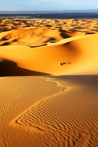 Szaharai sivatagi táj — Stock Fotó