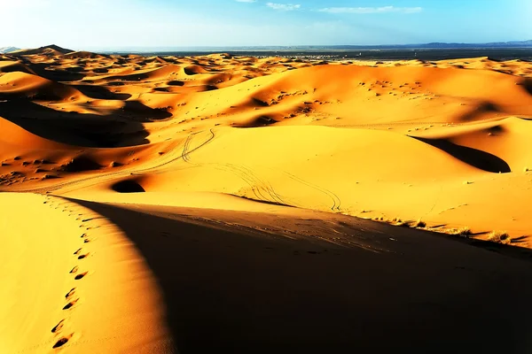 Marokon aavikon dyyni tausta — kuvapankkivalokuva