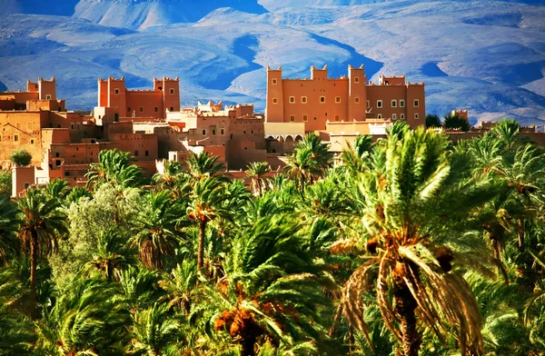 Marokkanische Kasbah, Afrika — Stockfoto