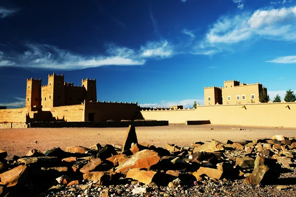 Marocký kasbah, Afrika — Stock fotografie