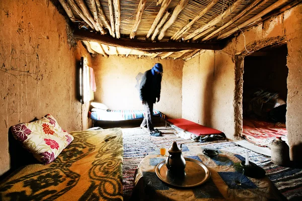 Quarto berbere, Deserto do Saara, África — Fotografia de Stock