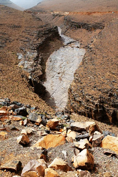 Canyon di Pegunungan Atlas, Afrika — Stok Foto