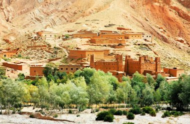 atlas Dağları, Afrika Fas kasbah