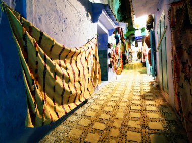 mimari detay: chefchaouen, morocco, Afrika