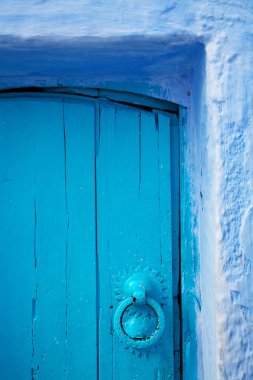 mimari detay: chefchaouen, morocco, Afrika