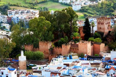 Chefchaouen eski Medine, Fas, Afrika