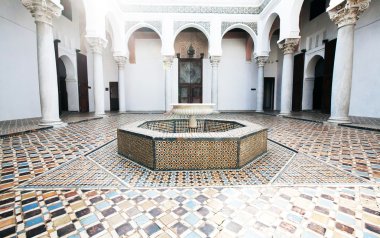 Fas mimarisinin dar el makhzen Müzesi'nde