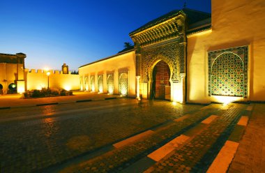 Moulay ismail türbesi, meknes, Fas, Afrika