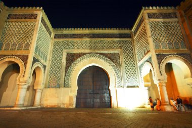 bab el Mansur, meknes, Fas, Afrika