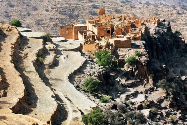 Marockanska kasbah, Afrika — Stockfoto