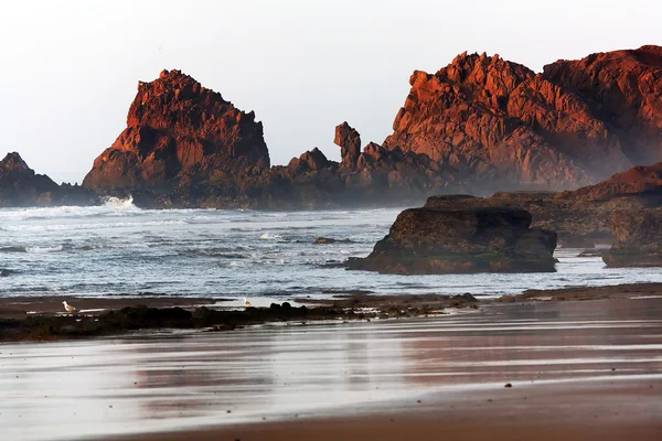 Spiaggia di Legzira, Marocco, Africa — Foto Stock