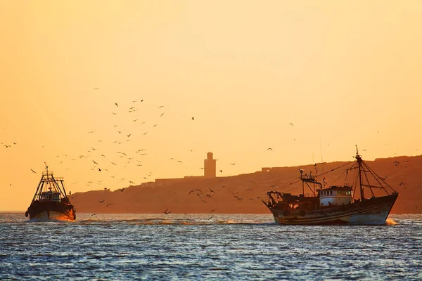 Essaouira Harbor, Morocco, Africa — Stock Photo, Image