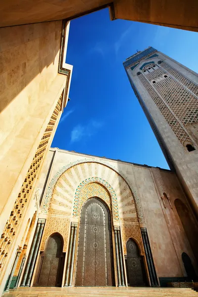 Hassan ii moskee, casablanca, Marokko, Afrika — Stockfoto