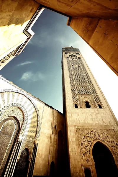 Mesquita Hassan II em Casablanca, Marrocos — Fotografia de Stock