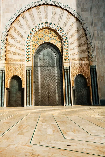 Мечеть Хассана II, Касабланка, Марокко, Африка — стоковое фото